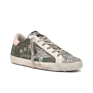 Golden Goose Camo Glitter SUPERSTAR Sneakers 38